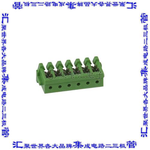 06ZR-8M-P 矩形连接器6POS插座1.5mm母插口绿色IDC锡自由悬挂