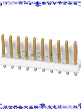4-641208-0 针座连接器10POS接头3.96mm公形插针通孔直针镀金