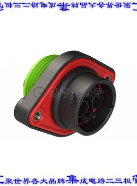 AHDP02-18-06SN-WTA 圆形连接器6POS插座外壳用于母插口黑色面板