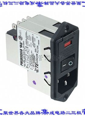 8-6609940-7 电源接入连接器3POS插座公插片模块IEC320-C14面板安