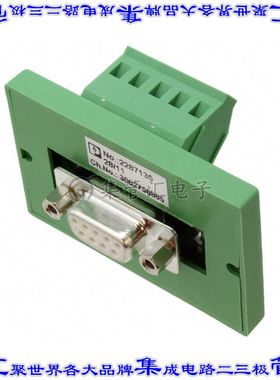 2287135 连接器适配器 接线座9 位置 至 D-Sub母型插口9 位置