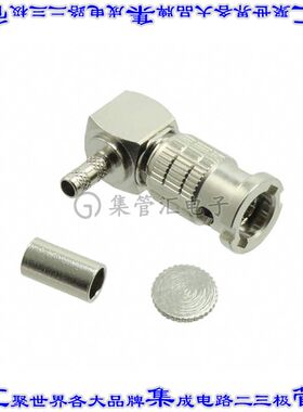 034-1061 同轴连接器BNCHD插头公引脚压接75欧姆自由悬挂直角