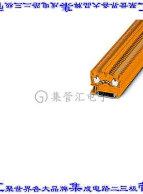 1037086 端子块连接器2POS馈通式5.2mm橙色12-26AWG