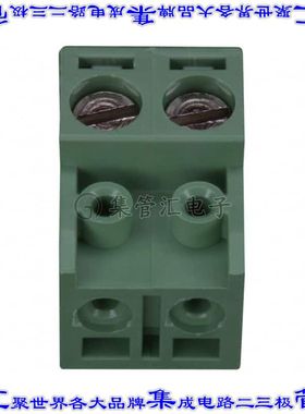 282830-2 端子块连接器2POS无罩接头的插头5mm绿色自由悬挂