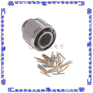 37SA 16M15 圆形连接器37POS插头母插口压接镀金自由悬 001 2M805