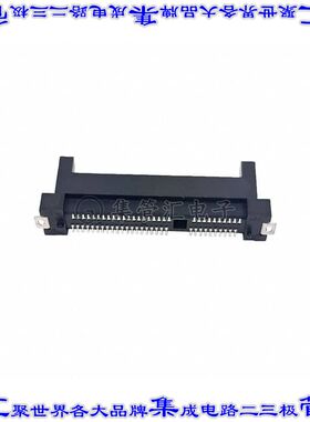 CE1016000110111 卡边缘连接器160POS母头2排0.8mm黑色镀金