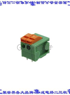 1869363 线对板连接器2POS接线端子3.81mm通孔水平带板