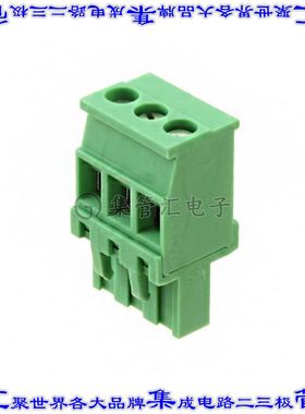 1792252 端子块连接器3POS插头母插口5.08mm绿色自由悬挂