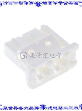2305974-2 矩形连接器外壳2POS插座7.8mm母形插口白色自由悬挂