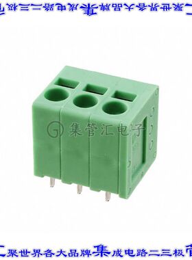 1991105 线对板连接器3POS接线端子5mm通孔垂直带板