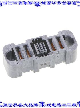 465629322 0465629322背板连接器17POS插座母插口通孔黑色