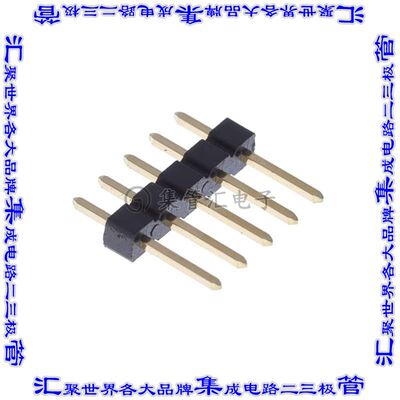 10129378-905001BLF 针座连接器5POS可切割2.54mm公形插针通孔直