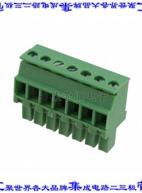 OSTTS07315B 端子块连接器7POS插头母插口3.81mm绿色自由悬挂