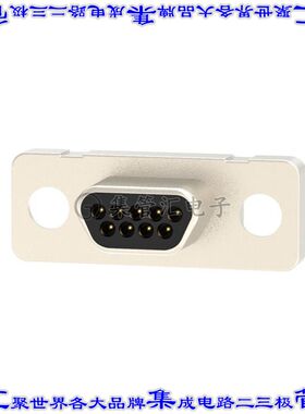 580-M09-113L001 连接器9POS插头公引脚2排D-TYPE型面板安装通孔
