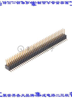 MW-38-03-G-D-095-134 连接器76POS针座间隔柱2排1mm表面贴装镀金