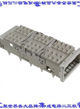 1551892-1 插拔式连接器机架ZQSFP+通孔直角压配