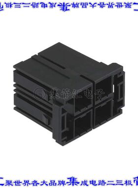 3-917807-2 矩形连接器外壳4POS插座2排10.16mm母形插口黑色自由