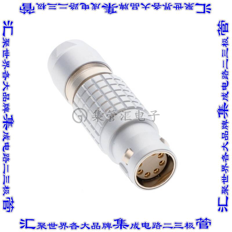 FGJ.2B.308.CLLD72 圆形连接器8POS插头母插口焊杯镀金自由悬挂