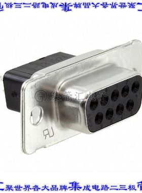 745183-1 连接器9POS插座母插口2排D-Sub通孔