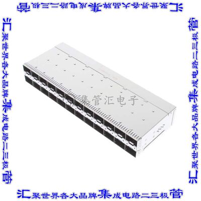 2-2349201-0 插拔式连接器480(20x24)插座成组(2x12)zSFP+通孔直