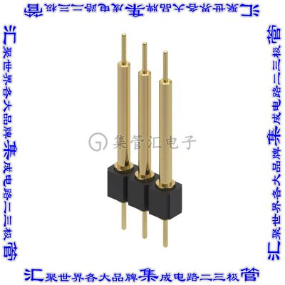 342-10-103-00-593000 连接器3POS接头2.54mm延长接线柱通孔镀金