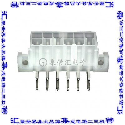 1-1586043-2 针座连接器12POS接头2排4.2mm公形插针通孔直角锡