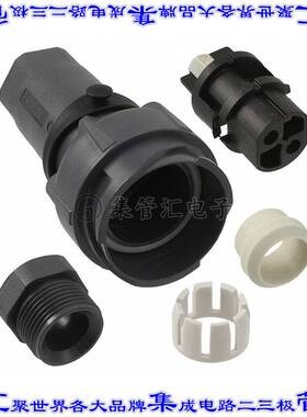 PXP7011/02S/ST/1315 圆形连接器2(电源)插座母插口螺钉镍自由悬