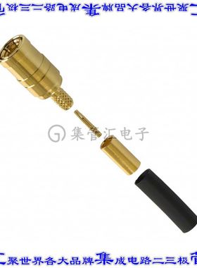 142187-75 同轴连接器SMB插头母形插口压接焊接75欧姆自由悬挂