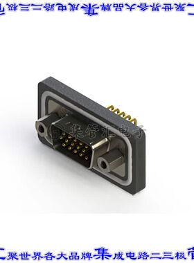 633-W15-262-012 连接器15POS插头公引脚3排D-Sub高密度面板安装