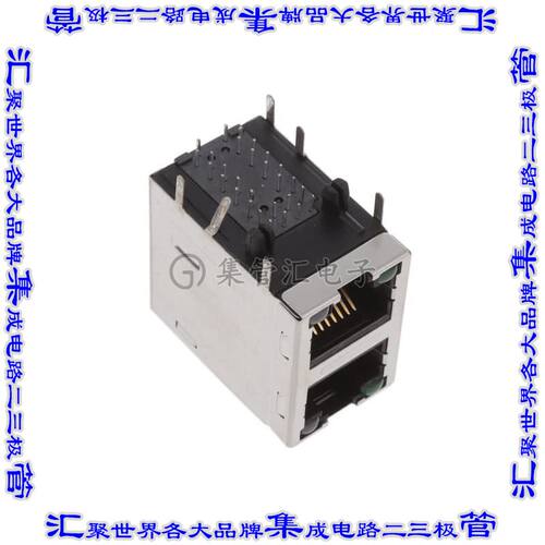 MTJG-2-88J11-V-FSG-L36-M268Y 接插件连接器RJ45 2X1,1000M,WITH