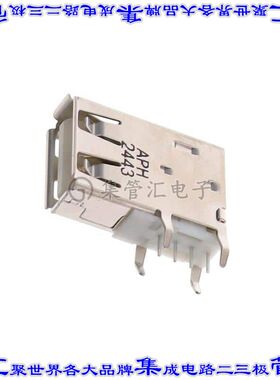 GSB19120KHR 连接器USB-A插座4POS USB 2.0通孔直角