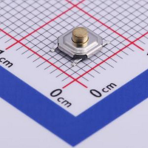 TS-1076S-A7B3 轻触开关5.2*5.2*2.3mm铜头4*4贴片四脚轻触开关25