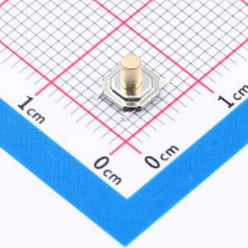 BTS0C0052LMG00 铜头轻触开关5.2x5.2x4.5mm 260gf SMD-4P,5.2x5.