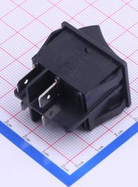 SS31-BBNNQ-RD40-R 跷板开关DPST 25x32mm 插件 船型开关