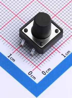 TS015-CBW1EH11.0 12*12*11.0mm 直插 180GF 轻触开关 插件-4P,12