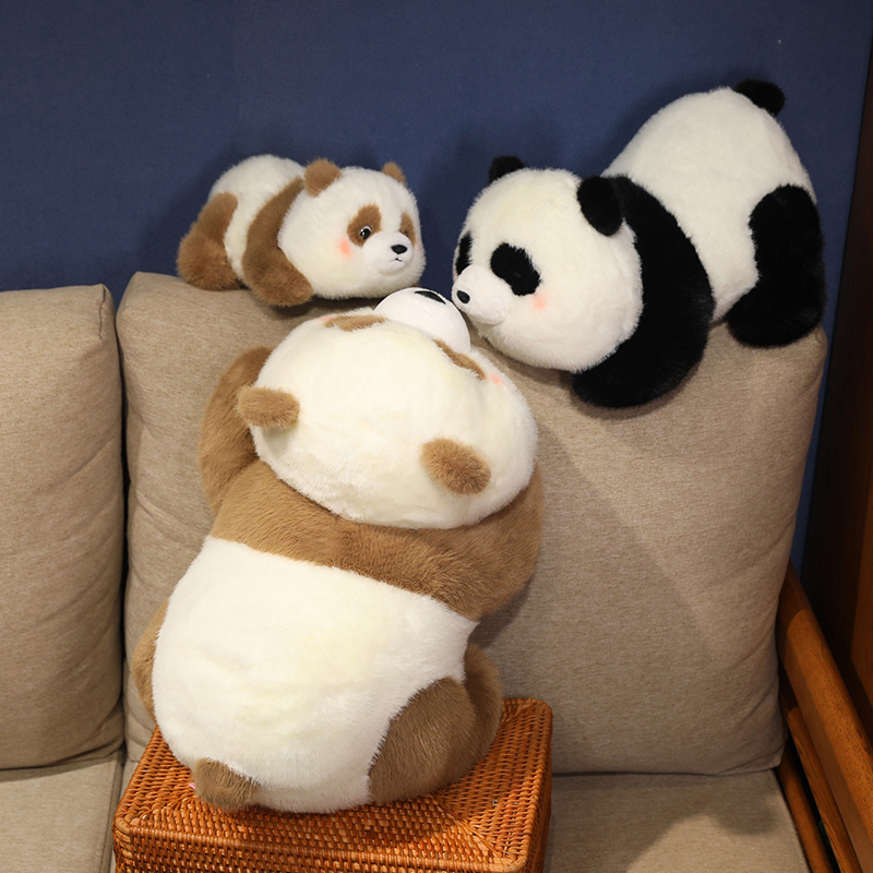 泡泡熊猫公仔玩偶抱枕女生