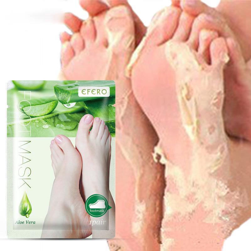 Aloe Vera Foot Mask Peeling for Legs Feet Mask Scrub Exfolia