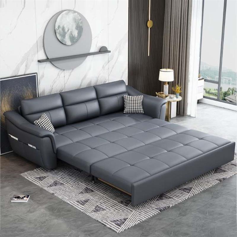 Modern Technology Cloth Sofa Bed Dual-purpose Living Room Mu