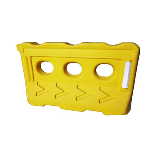 【塑料三孔水马吹塑隔离墩市政施工围栏交通设施防撞桶注水围