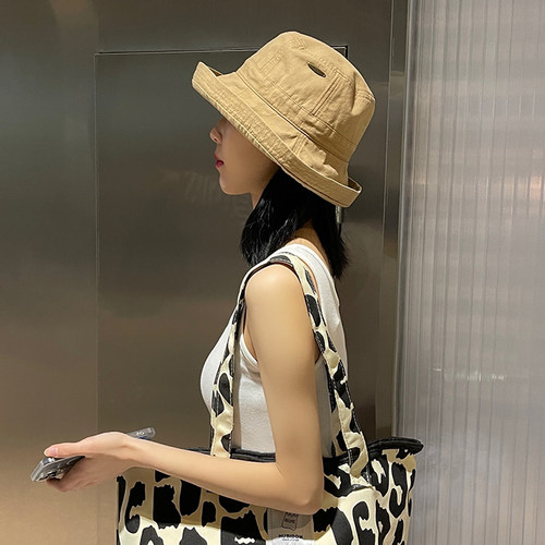 日本大檐女春夏遮阳帽休闲可折叠