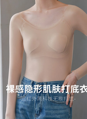 隐形肌底发热大圆领性感打底衫