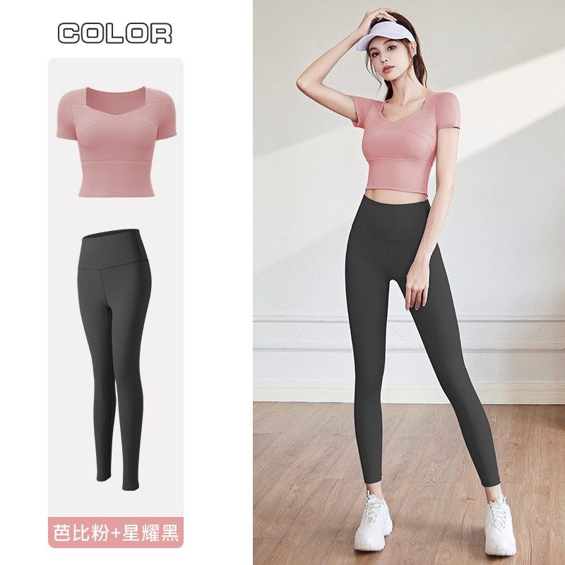 瑜伽服套装高弹运动户外健身女