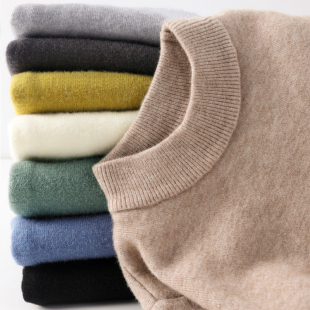 亲子装 2025中大童加绒保暖针织衫 男童圆领一体绒毛衣冬季 高品质