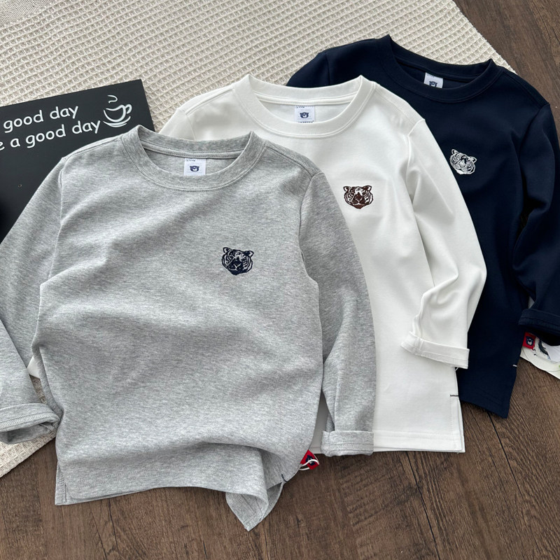 男童长袖T恤2025新款儿童装休闲内搭圆领衫中大童男孩百搭打底衫,童装/婴儿装/亲子装,T恤,淘宝优惠券,粉丝福利购,淘宝优惠卷