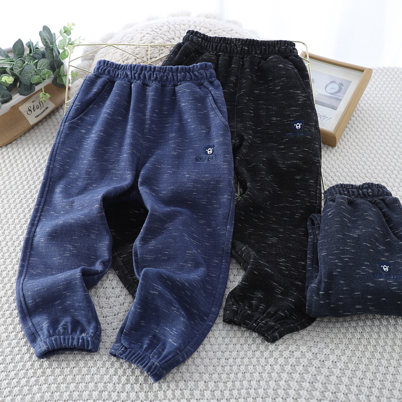 男童裤子春秋款2025新款儿童卫裤中大童男孩时尚运动百搭休闲长裤