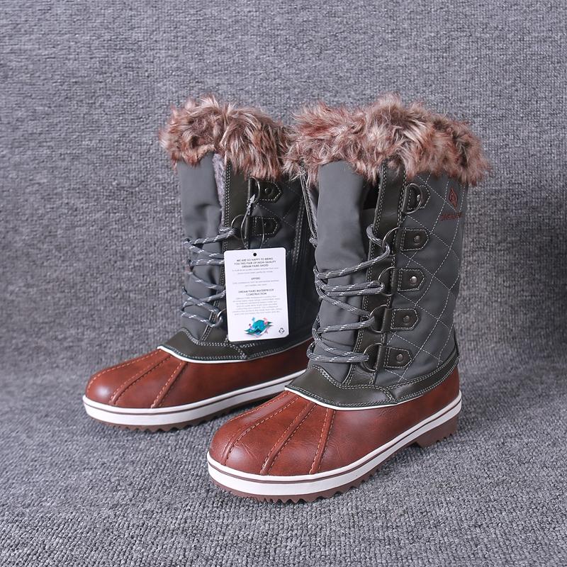 加绒保暖长筒抗冷雪地靴