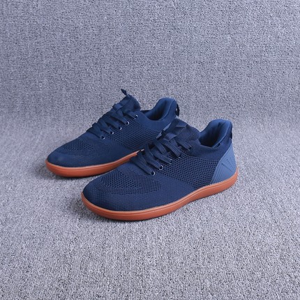 4E宽楦赤足鞋男鞋零落差超舒适运动鞋软底缓震跑步鞋休闲室外跑鞋