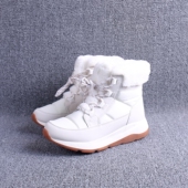 25度户外风雪地靴男女高帮加绒保暖防水防滑抗寒大棉鞋 冬季 抗寒