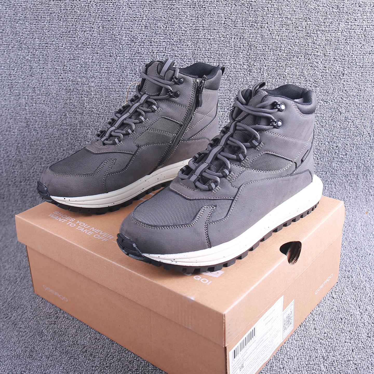 -30抗寒羊毛侧拉链雪地靴