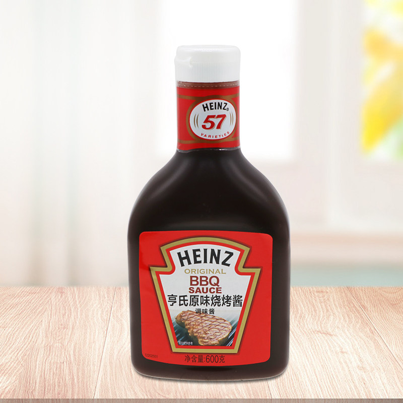 亨氏BBQ烧烤酱600g原味烧烤酱牛排美式鸡翅野外烤肉酱腌制酱整箱